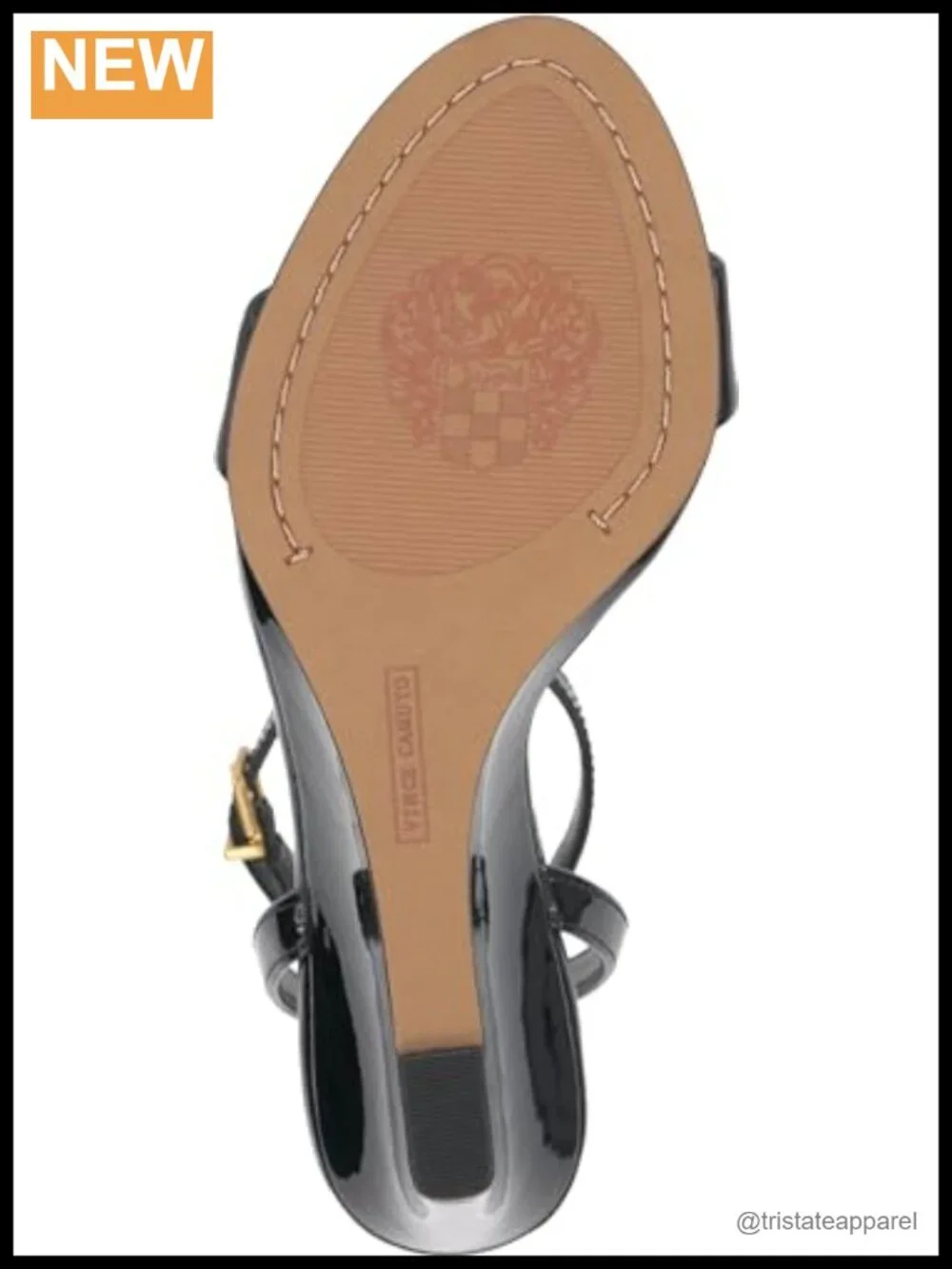 Wedge Sandal Open Round Toe Buckle Ankle Strap Leather Adjustable